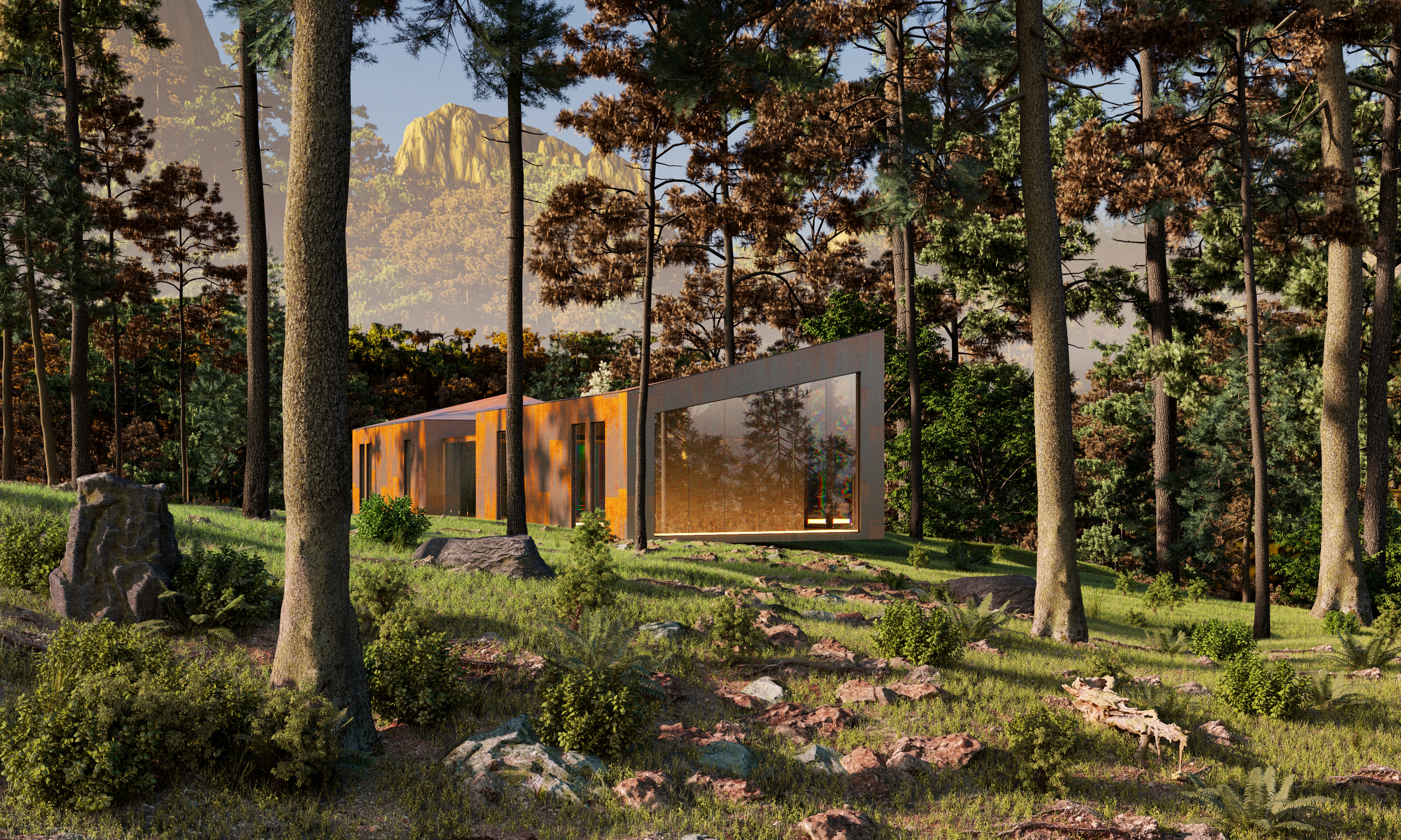 Corten House — Forest