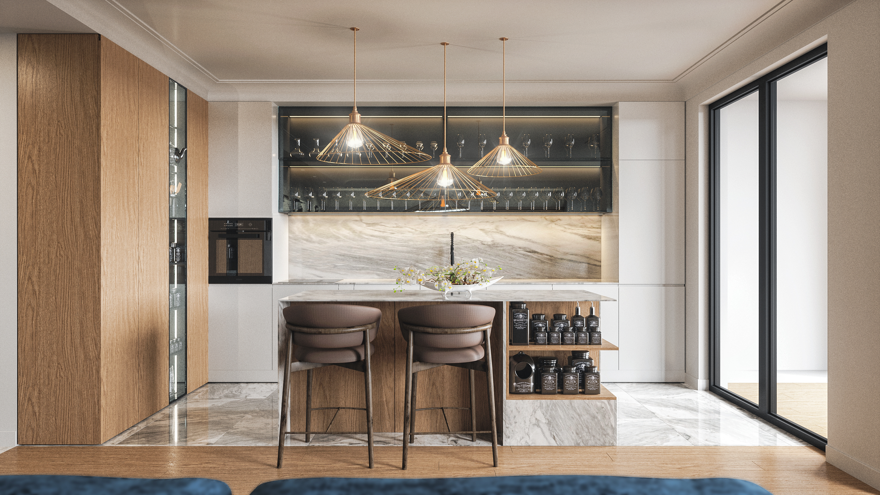 Kitchen — Marble & Oak