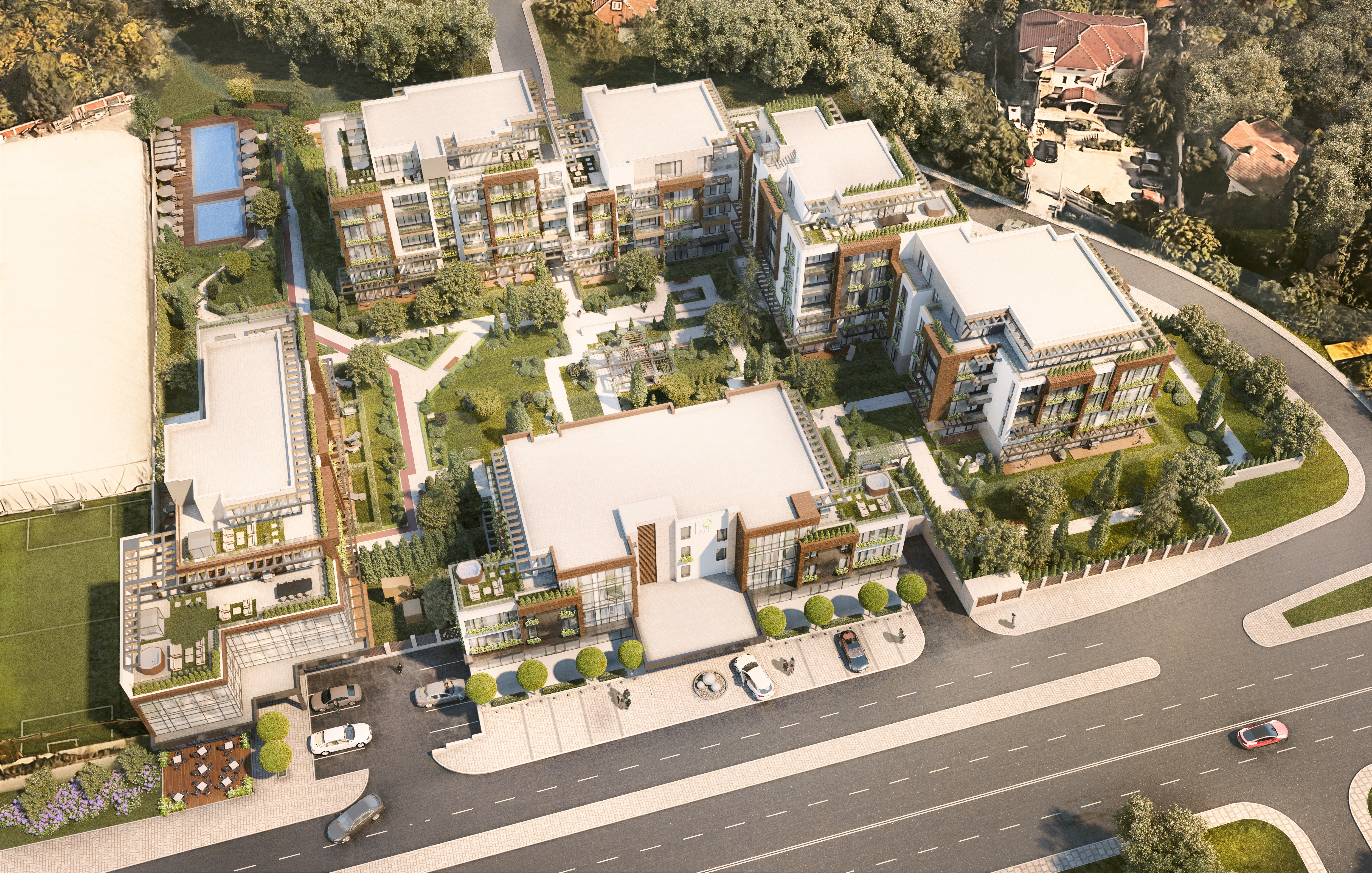 Urban Complex — Aerial