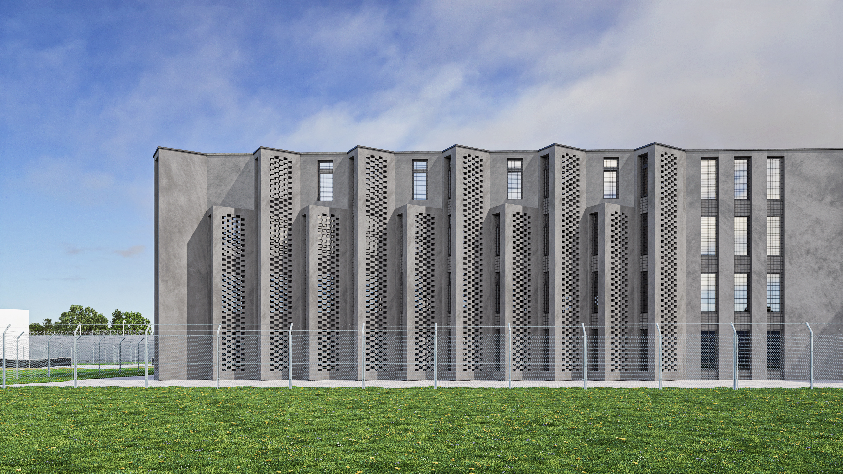Brutalist Facade